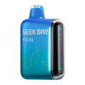 Alt text: A close-up image of the Scorpio Blue Mint Flavor Geek Bar Pulse Vape Zodiac Edition, a sleek and modern vaping device in a vibrant blue color, with mint flavor packaging and zodiac symbols