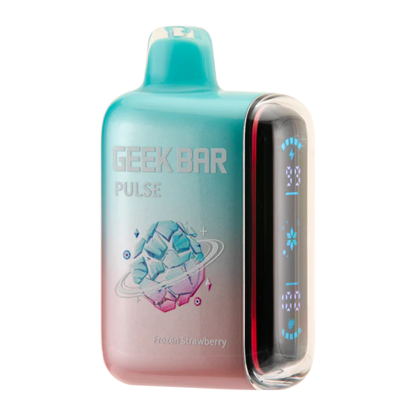 Strawberry Flavor Geek Bar Pulse Vape 15000 puffs Disposable Frozen Edition 