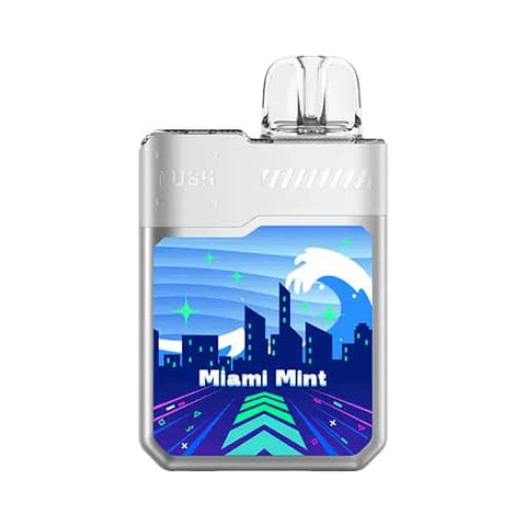 Miami Mint Flavor Geek Bar Digiflavor lush 20K Disposable Vape in sleek, modern packaging with mint green accents and bold branding 