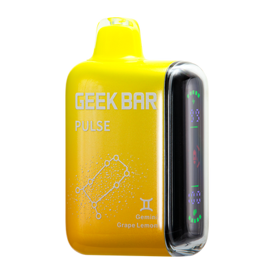 Colorful Gemini Grape Lemon Flavor Geek Bar Pulse Vape Zodiac Edition product