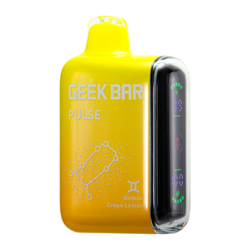 Colorful Gemini Grape Lemon Flavor Geek Bar Pulse Vape Zodiac Edition product