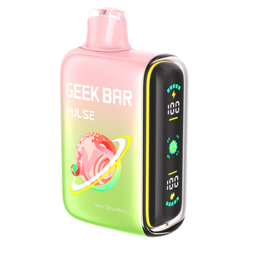 SOUR STRAWBERRY Flavor Geek Bar Pulse Vape SOUR Edition