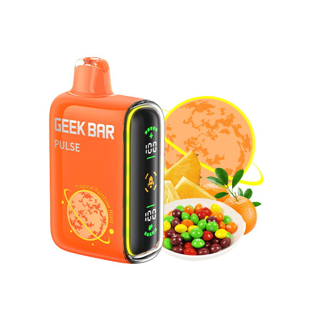 Geek Bar Pulse Vape 15000 puffs Disposable Flavor showcasing a sleek, modern design ideal for convenient, on-the-go vaping