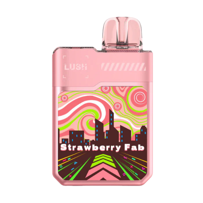 Strawberry FAB Flavor Geek Bar Digiflavor lush 20K Disposable Vape, a fruity and flavorful disposable vape with a sleek and compact design